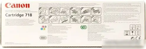 Картридж Canon 718 Cyan (2661B002AA) – фото товара