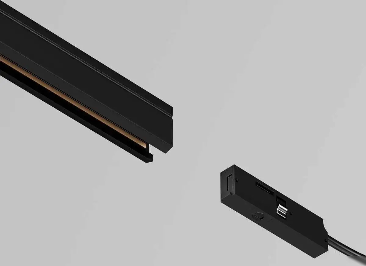 Ввод питания трека Maytoni Technical Accessories for tracks Levity TRA184B-1B-100 – фото товара