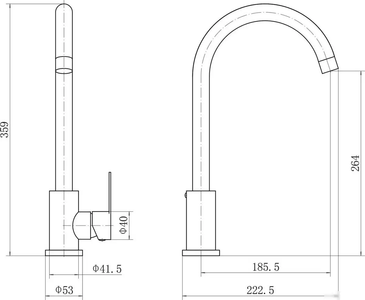 Смеситель Fashun A54001N - фото товара