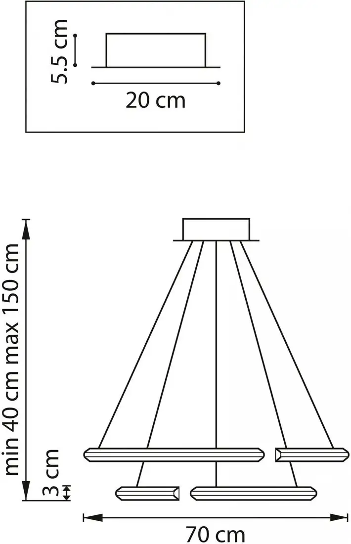 Подвесная люстра Lightstar Virata 814223 – фото товара