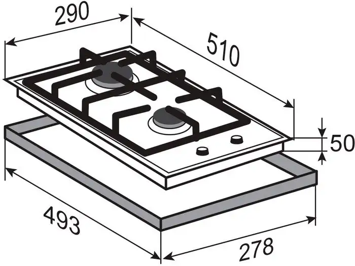 Варочная панель Zigmund & Shtain G 14.3 S - фото товара