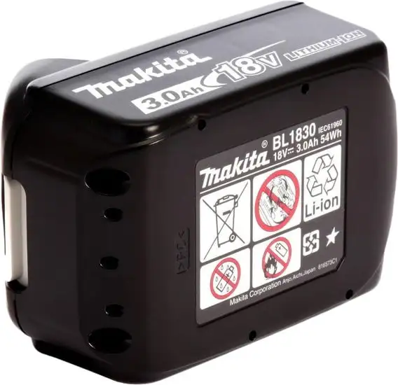 Аккумулятор с зарядным устройством Makita BL1830B + DC18RC (18В/3.0 Ah + 7.2-18В) – фото товара