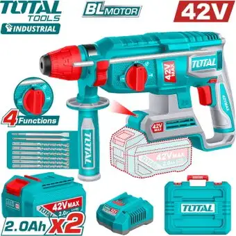 Перфоратор Total TRHLI422682 (с 2-мя АКБ, кейс) – изображение в каталоге