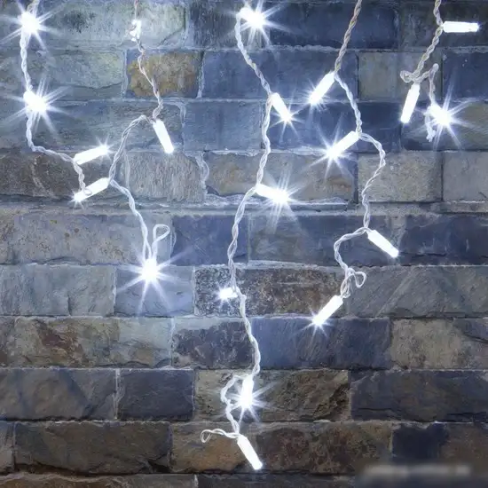 Новогодняя гирлянда Евросвет 100-101 (белый с эффектом мерцания) – фото товара