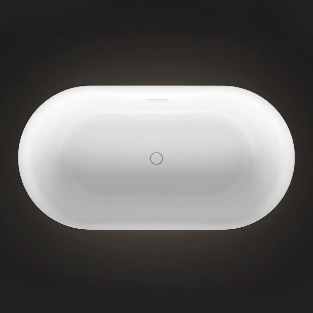 Ванна Wellsee Chic Riviera 179x85 23680602R (отдельностоящая ванна с подсветкой белый глянец, экран, ножки, сифон-автомат глянцевый белый) - фото товара