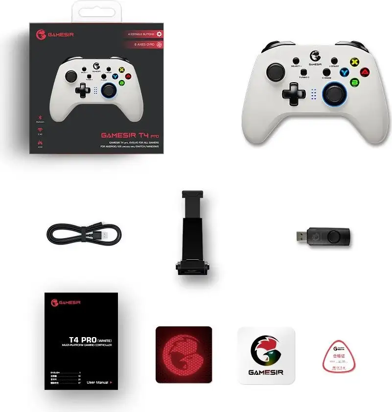 Геймпад GameSir T4 Pro (белый) – фото товара