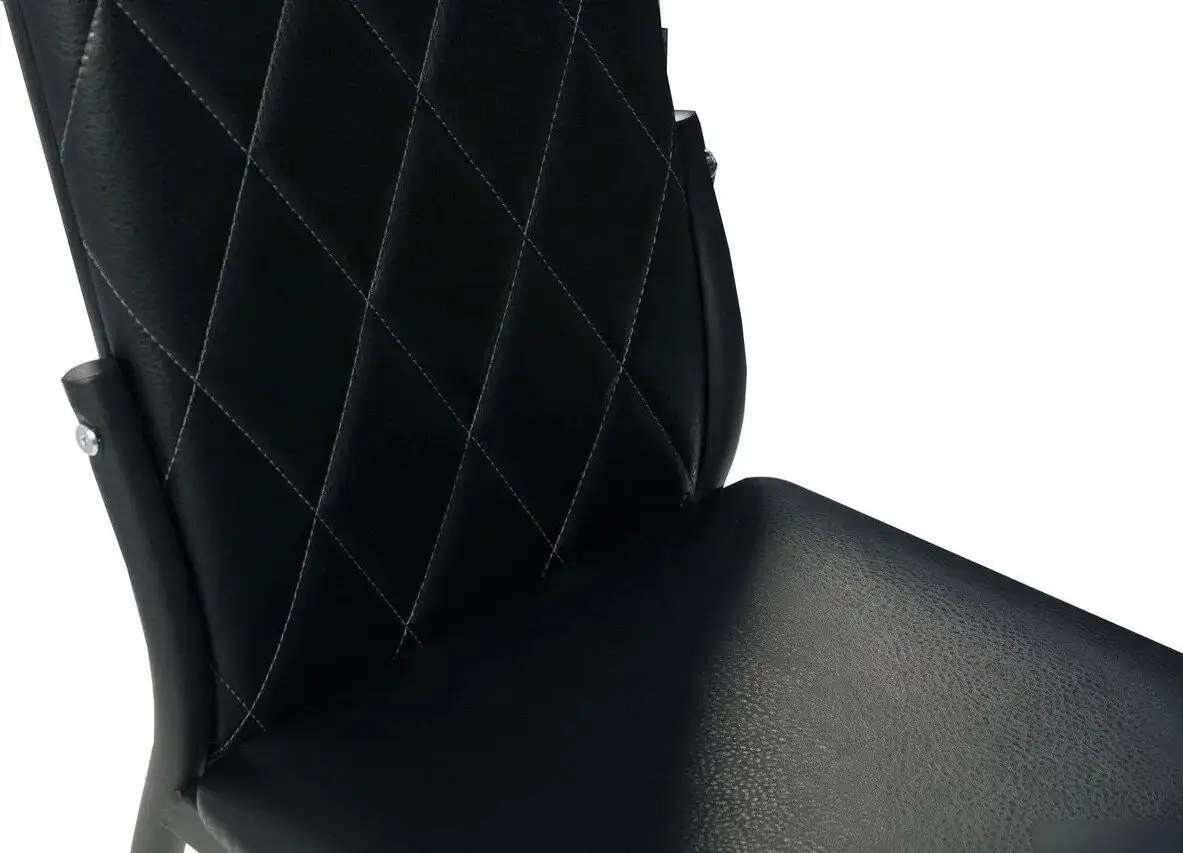 Стул ВВР Румба (черный/черный, экокожа)