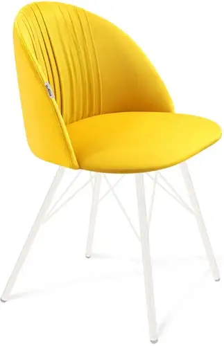 Стул Sheffilton SHT-ST35-1/S37 (имперский желтый/белый) – изображение в каталоге
