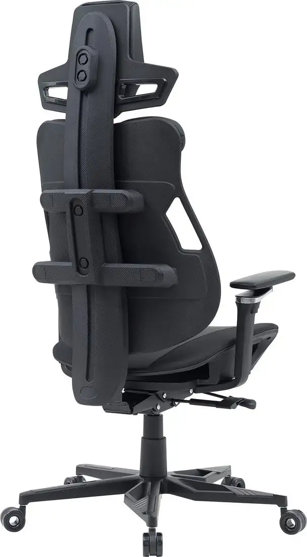 Игровое (геймерское) кресло CACTUS CS-CHR-DUO-BBK (черный кожзам) – фото товара