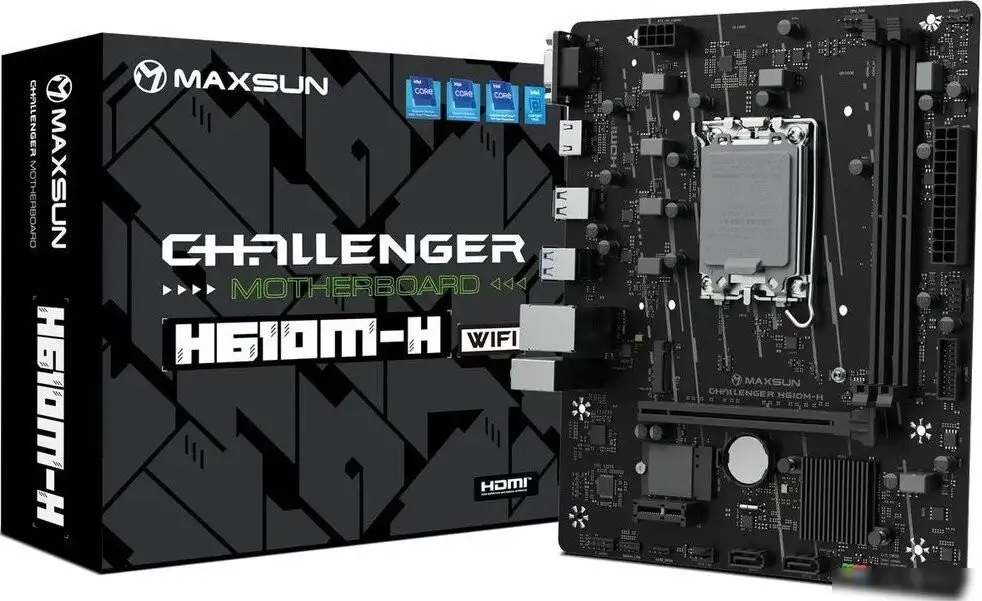 Материнская плата Maxsun Challenger H610M-H V1 WiFi – фото товара