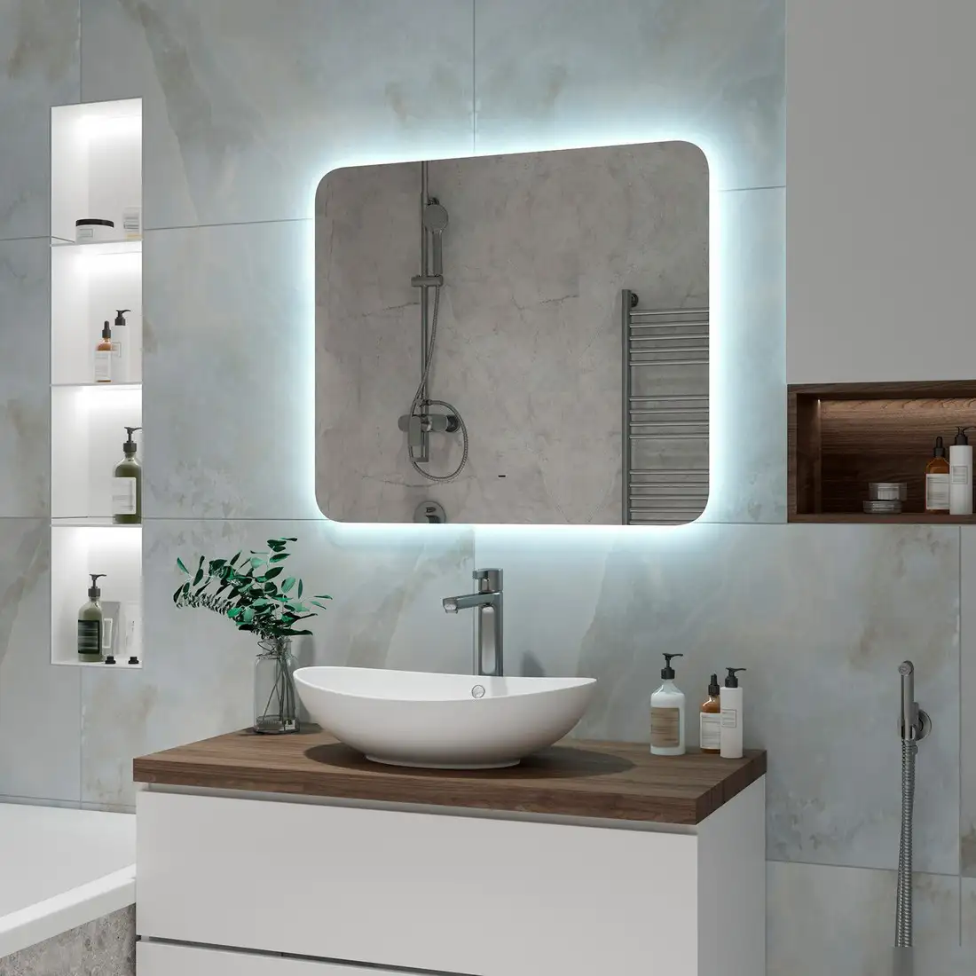 Misty Зеркало Адхил 80 АДХ-02-80/70-14 – фото товара