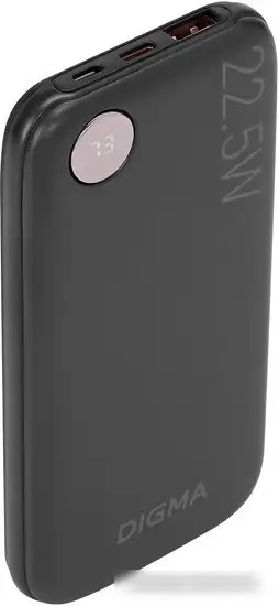 Внешний аккумулятор Digma DGPF10B 10000mAh (черный) – фото товара