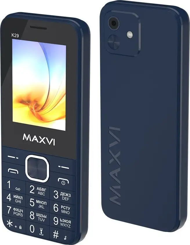 Телефон Maxvi K29 (синий) – фото товара