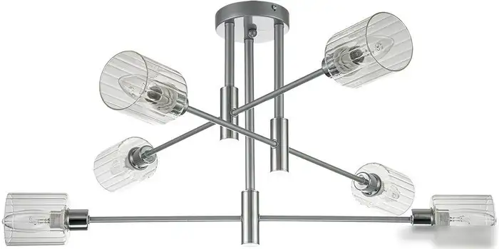 Люстра средней высоты Escada 1140/6P (Silver/Chrome) – фото товара