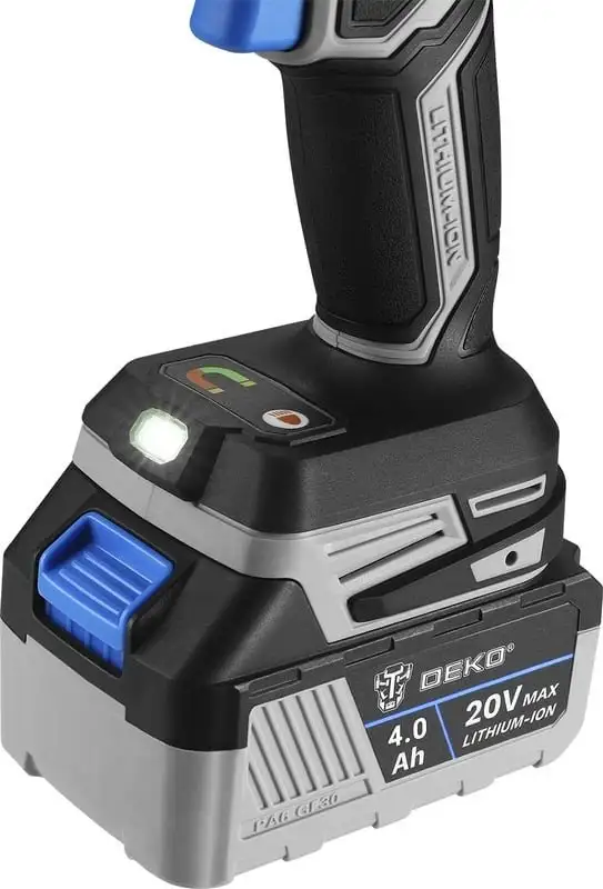 Ударная дрель-шуруповерт Deko DKCID20 Pro 085-1068 (с 1-им АКБ) – фото товара