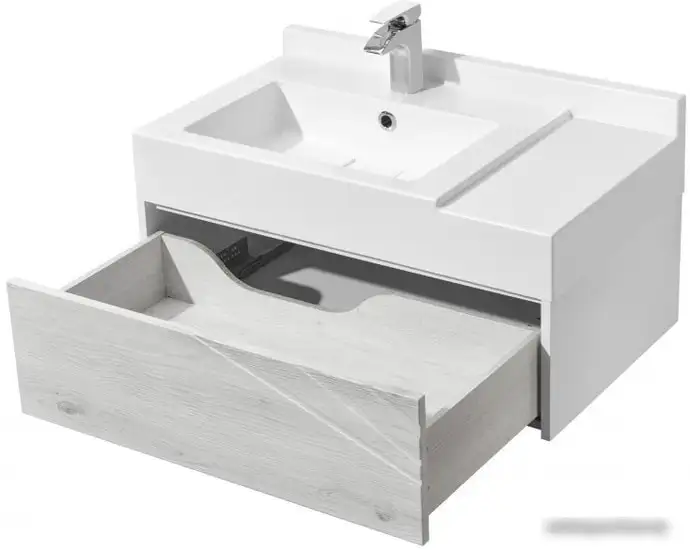 Мебель для ванных комнат Акватон Тумба с умывальником Сакура 80 1A2364K1SKW80 – фото товара
