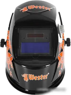 Сварочная маска Wester WH8 990-075 (черный/оранжевый) – фото товара