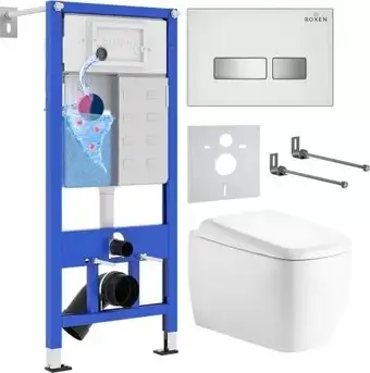 Унитаз подвесной Roxen StounFix Dual Fresh 968522 - изображение в каталоге