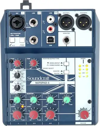 Микшерный пульт Soundcraft Notepad 5
