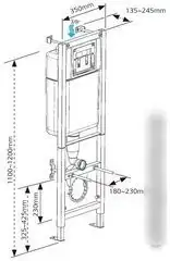 Инсталляция для унитаза Cersanit Leon S-IN-BLACK-Cg-w - фото товара