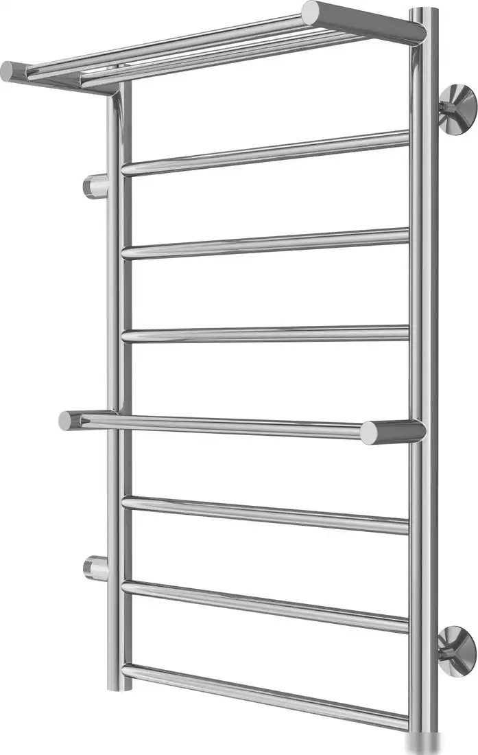 Полотенцесушитель TERMINUS Аврора П8 500х800 (с 2 полками и боковым подключением 500 слева) - фото товара