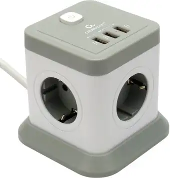 Сетевой фильтр Cablexpert TWR-4-U3-W-3 – изображение в каталоге
