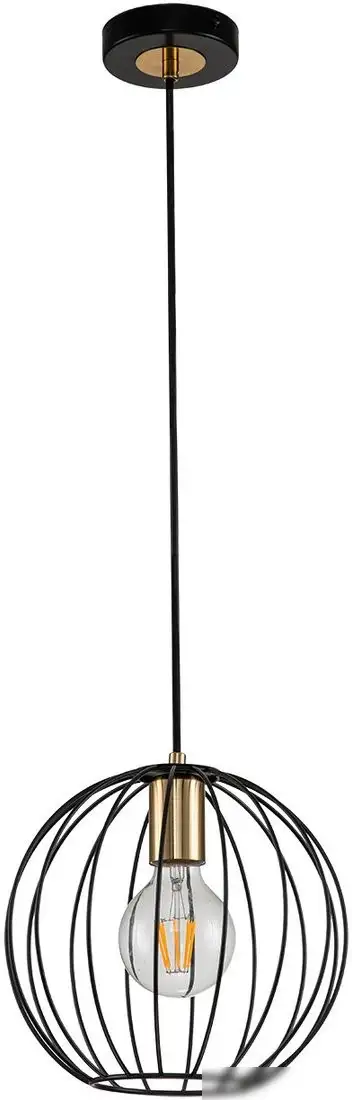 Подвесная люстра Escada 10176/1S (черный/латунь) – фото товара