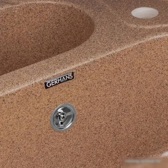 Кухонная мойка Gerhans E02 (терракот) - фото товара