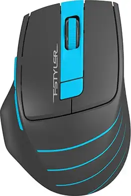 Мышь A4Tech Fstyler FG30S (черный/голубой) – изображение в каталоге