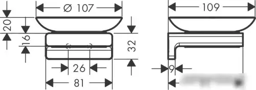 Мыльница Hansgrohe AddStoris 41746000 – фото товара