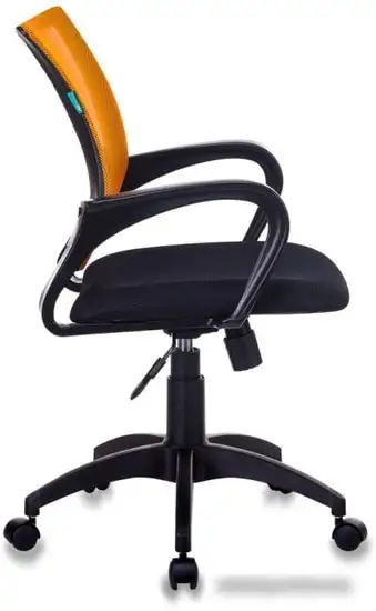 Кресло Бюрократ CH-695N/OR/TW-11 (черный/оранжевый) – фото товара