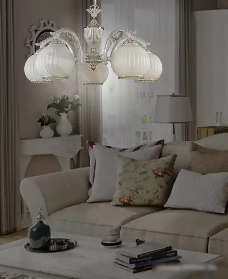 Люстра средней высоты Reccagni Angelo 9670 L 9670/5 – фото товара