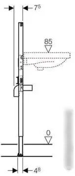 Инсталляция для раковины Geberit Duofix [111.434.00.1] - фото товара