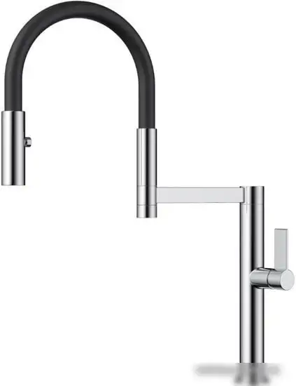 Смеситель Omoikiri Osaka C-BL (хром/черный) - фото товара