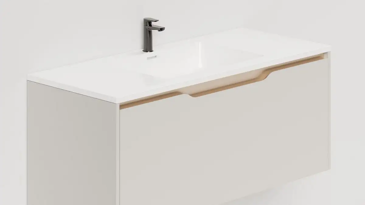 Salini Тумба под умывальник Smile 100 S1000C (кремовый) – фото товара