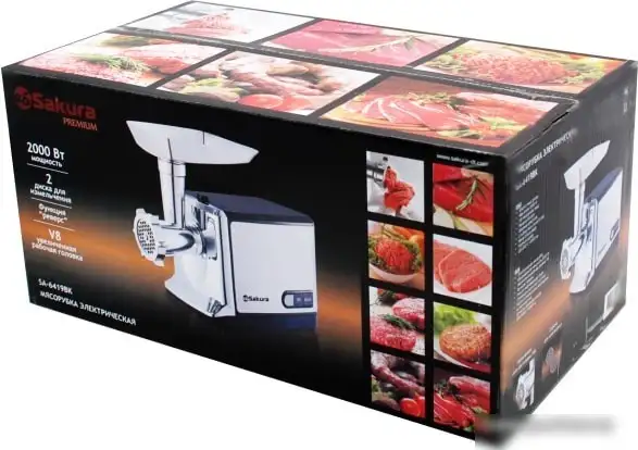 Мясорубка Sakura SA-6419BK Premium - фото товара