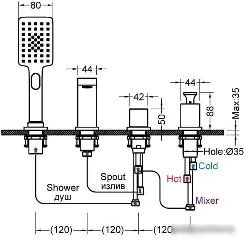 Смеситель Timo Torne 4330/03Y (черный) - фото товара