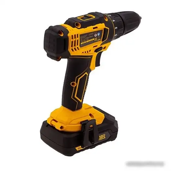 Дрель-шуруповерт Denzel CDL-18-02BM (с 2-мя АКБ, кейс) – фото товара