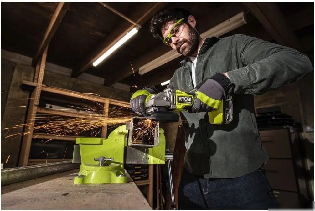 Угловая шлифмашина Ryobi RAG18X-1x40SJ 5133005707 (с 1-им АКБ) – фото товара