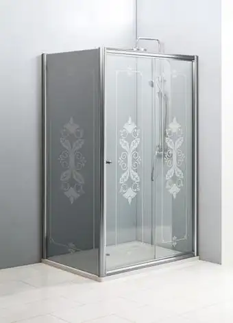 Душевая стенка Cezares GIUBILEO-100-FIX-CP-Cr-L - изображение в каталоге