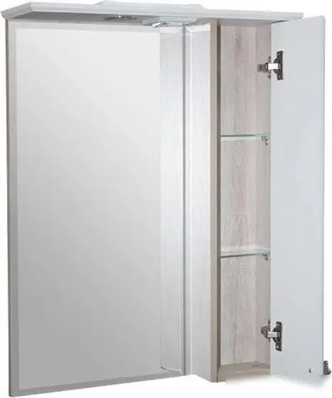 Mixline Шкаф с зеркалом для ванной Версаль-55 554989 (с подсветкой) – фото товара