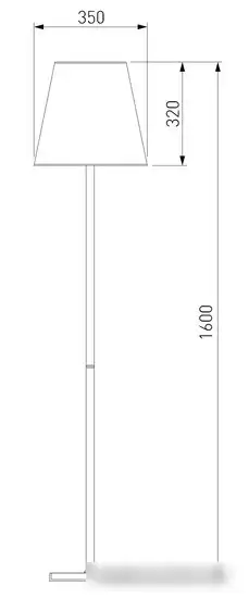 Торшер Евросвет 01166/1 (хром)