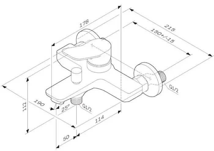 Смеситель AM.PM X-Joy F85A10022 - фото товара