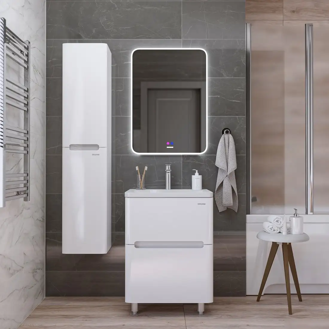 Grossman Тумба под умывальник Адель-Норма-60 106039 – фото товара