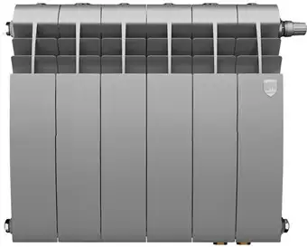 Биметаллический радиатор Royal Thermo BiLiner 350 Silver Satin VDR (6 секций) - изображение в каталоге