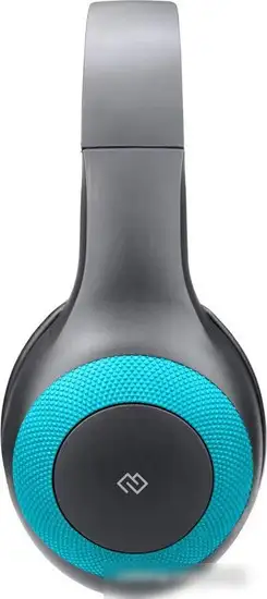 Наушники Digma BT-15 (черный/голубой) – фото товара