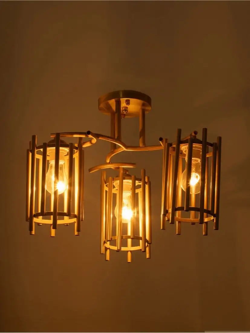 Люстра средней высоты BayerLux Элизабет 10666509 (золото) – фото товара