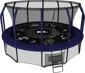 Батут Unix Line Supreme Game 14ft (синий) – изображение в каталоге