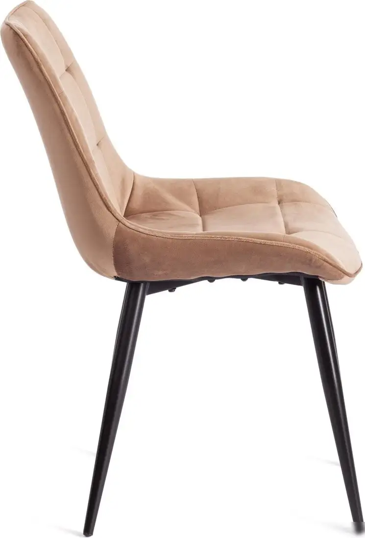 Стул TetChair Abruzzo металл/велюр (коричневый HLR11/черный) – фото товара
