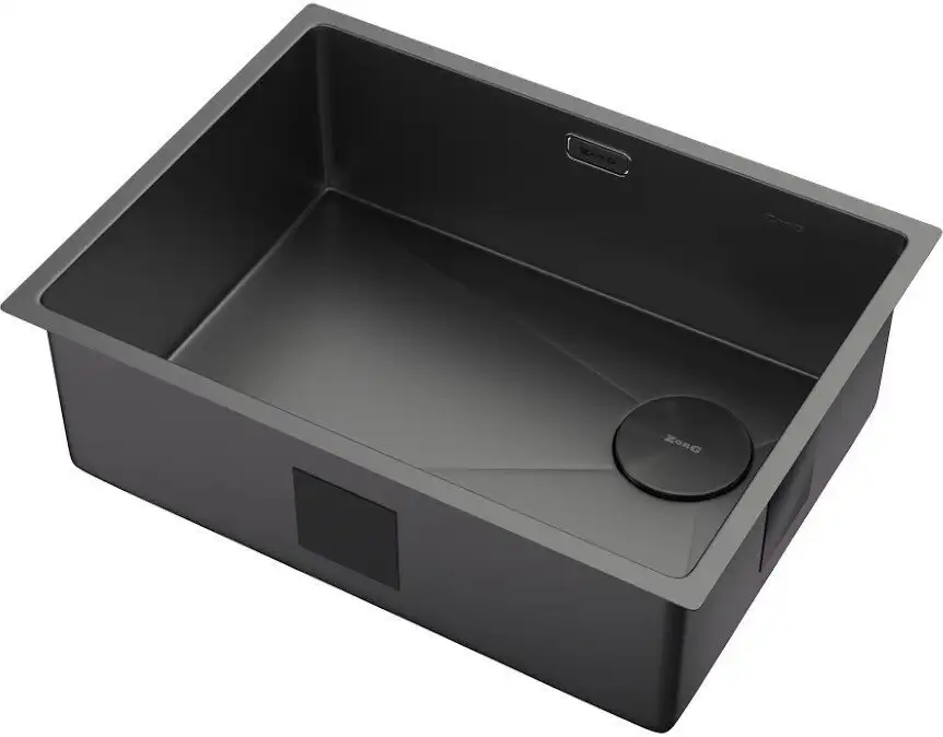 Кухонная мойка ZorG Zerox 59 U / IF Side SF Zurinox PVD Gunblack - фото товара